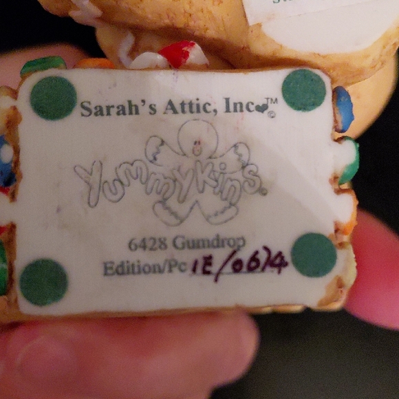 Sarah's Attic Gingerbread House with Gingerbread Man Figurine - Picture 4 of 5